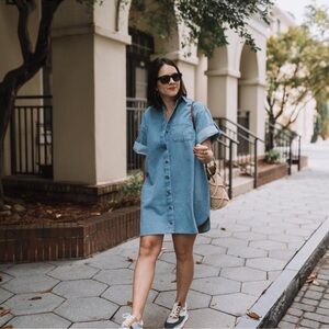 LIKE NEW SEZANE SOFIA DENIM DRESS size small